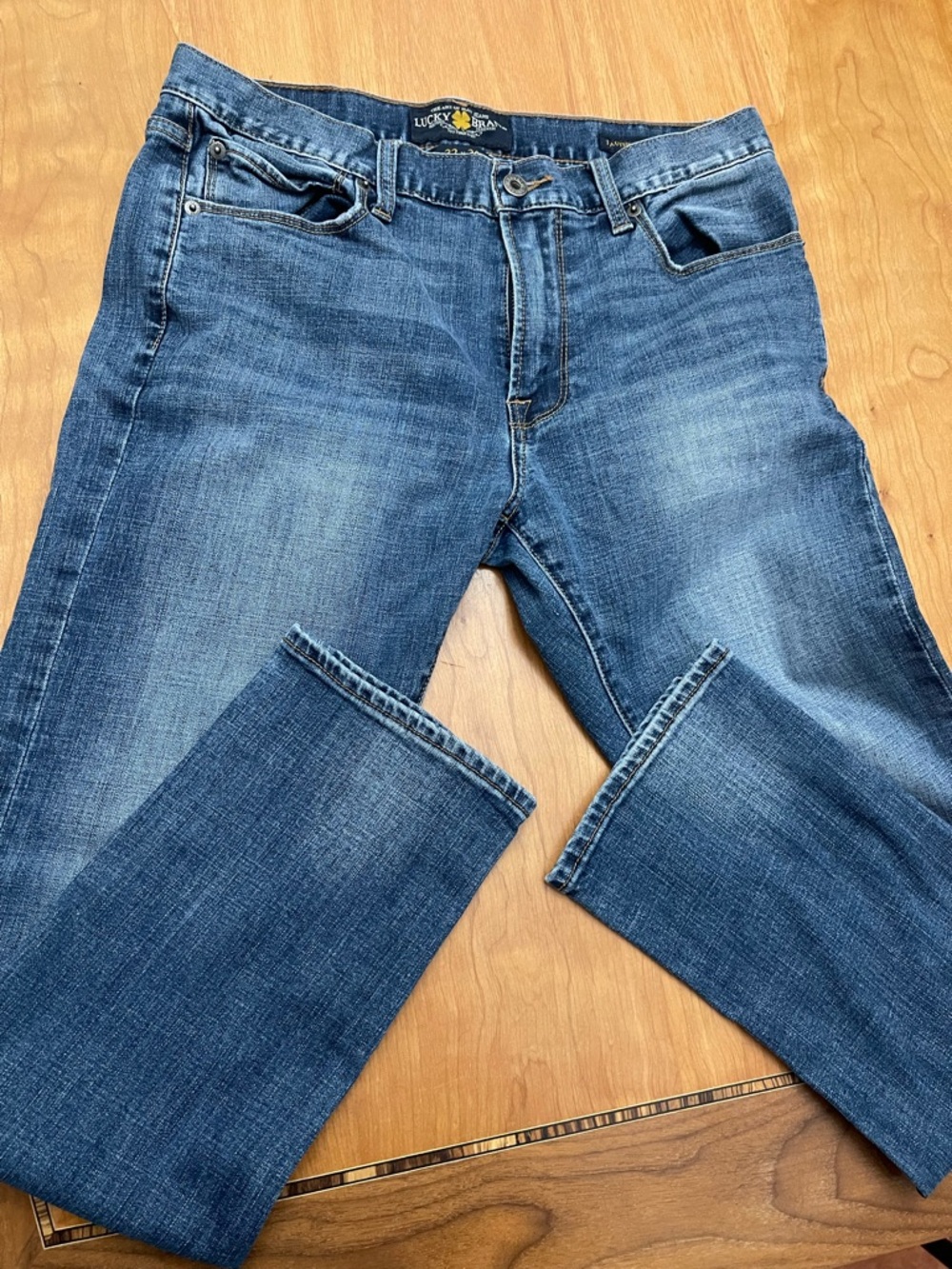 Lucky Brand Men's Medium Blue Straight Jeans